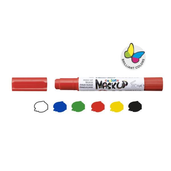 CARIOCA MASKUP KIT CREATIVO PER LA PELLE COLORI ASSORTITI CONF 6 Pz.