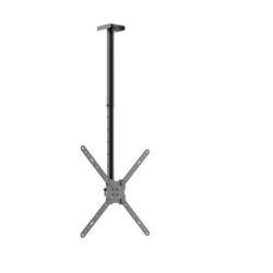 Meliconi SLIMSTYLE 400CE - Kit montaggio (montaggio a soffitto, adattatore prolunga) - nero - dimensione schermo: 14"-65" - installabile a soffitto