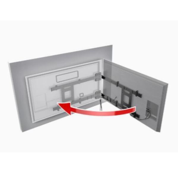 Meliconi Flag TV - Kit montaggio (montaggio a muro) - per TV - dimensione schermo: 50"-82"
