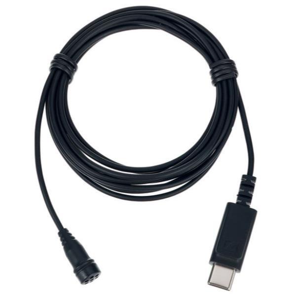 Sennheiser XS LAV Mobile, microfono omnidirezionale USB-C KIT con Manfrotto PIXI Mini Tripod
