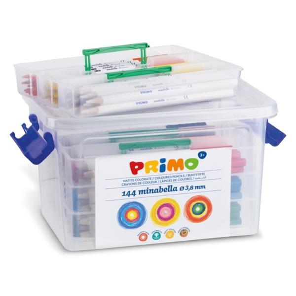 PRIMO Minabella - Pastello colorato - colori assortiti - 3.8 mm (pacchetto di 144)