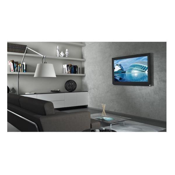 Meliconi CME ES400 - Staffa - per pannello piatto - nero - dimensione schermo: 40"-50" - installabile a parete
