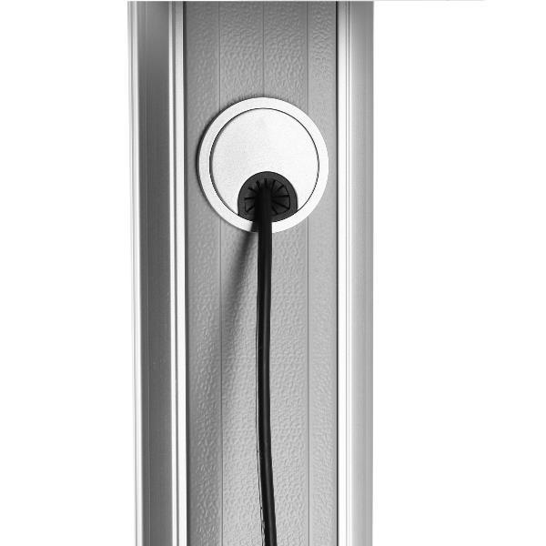 Equip Pro - Carrello - per TV LCD - plastica, Alluminio, acciaio - nero, argento - dimensione schermo: 60"-100"