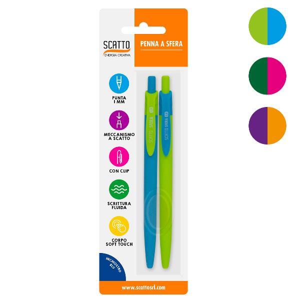 Scatto Energia Creativa - Penna a sfera - 1 mm - retrattile