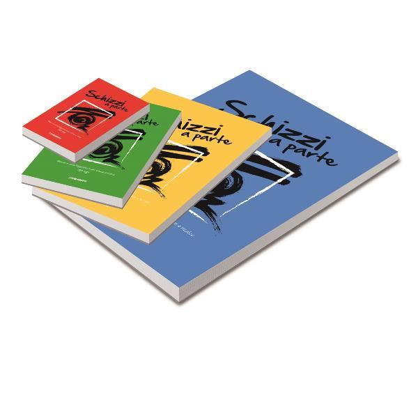 BLASETTI SCHIZZI A PARTE BLOCCO DA DISEGNO 148X210 mm A5 150 FOGLI LISCI COLORI ASSORTITI CONF 5 Pz.