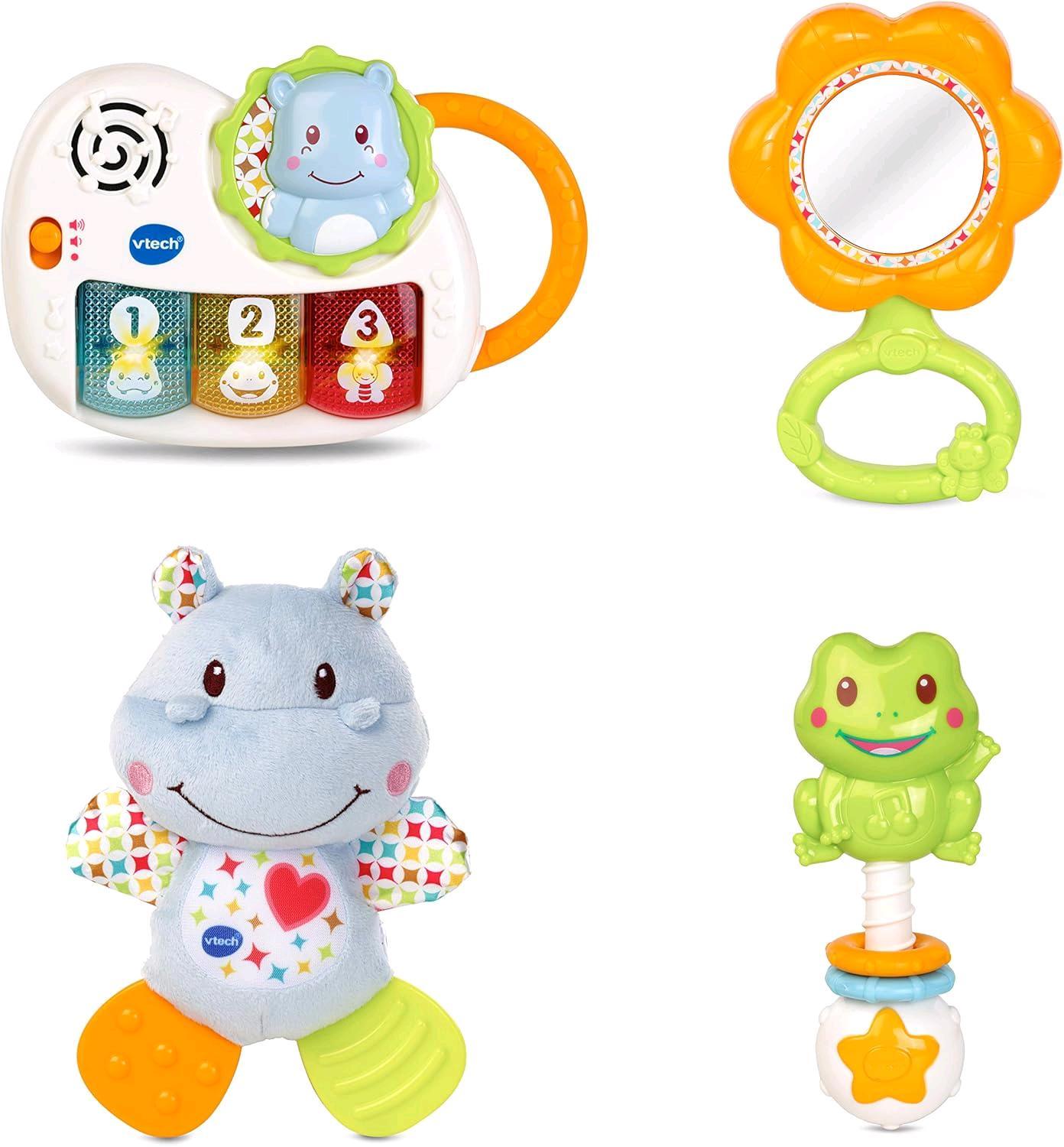 V-TECH IL MIO PRIMO MAGICO COFANETTO CON PELUCHES PIANOFORTE SPECCHIO SONAGLINO E MELODIE