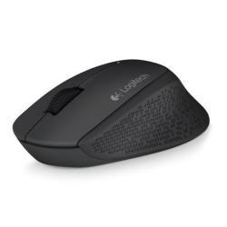 Logitech M280 - Mouse - per destrorsi - ottica - 3 pulsanti - senza fili - 2.4 GHz - ricevitore wireless USB - nero