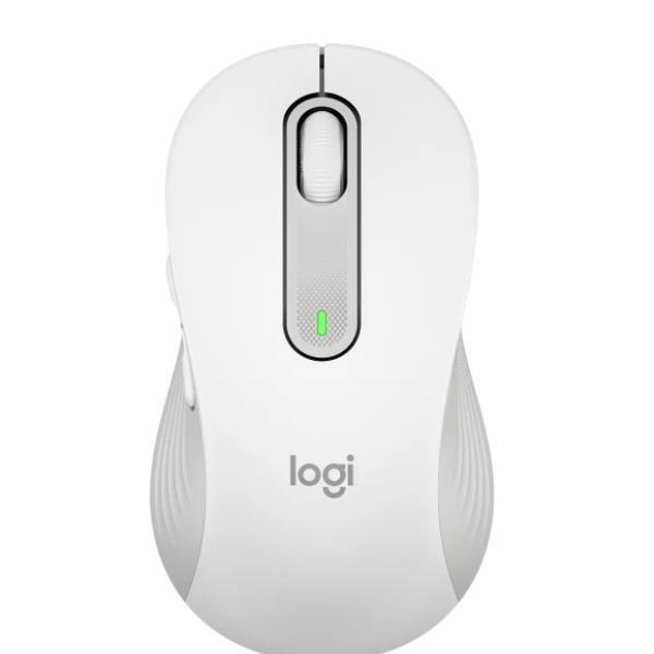 Logitech Signature M650 - Mouse - ottica - 5 pulsanti - senza fili - Bluetooth, 2.4 GHz - ricevitore USB Logitech Logi Bolt - Off-White