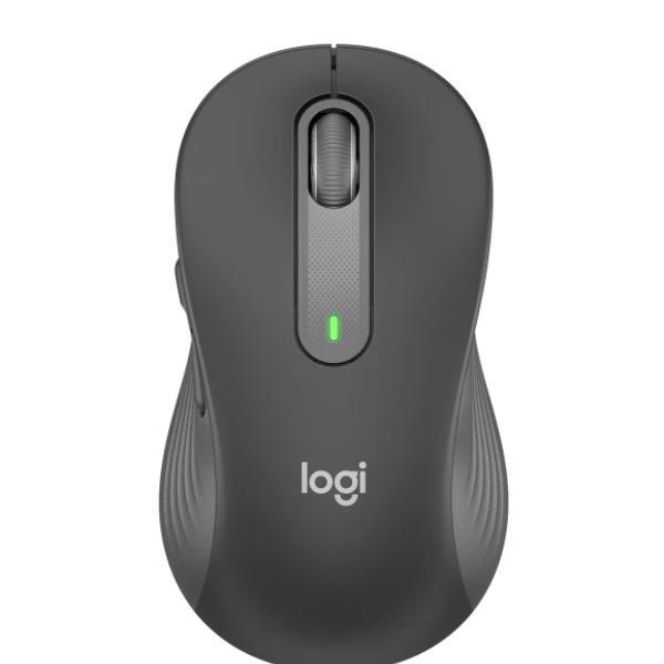 Logitech Signature M650 L for Business - Mouse - per destrorsi - 5 pulsanti - senza fili - Bluetooth, 2.4 GHz - ricevitore USB Logitech Logi Bolt - grafite