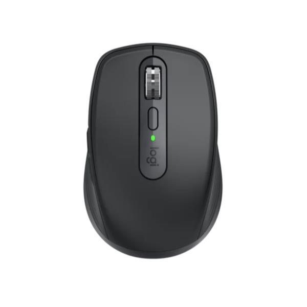 Logitech MX Anywhere 3S - Mouse - ottica - 6 pulsanti - senza fili - Bluetooth - ricevitore USB Logitech Logi Bolt - grafite