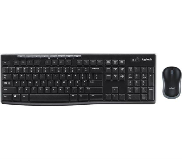 Logitech MK270 Wireless Combo - Set mouse e tastiera - senza fili - 2.4 GHz - Tedesca