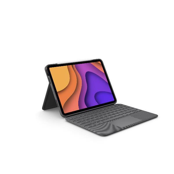 Logitech Folio Touch, QWERTY, Italiano, Trackpad, 1,8 cm, 1 mm, Apple