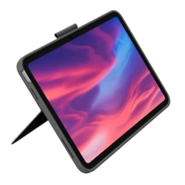 Logitech Combo Touch - Custodia tastiera e carta - con trackpad - retroilluminato - Apple Smart connector - QWERTY - italiana - grigio oxford - per Apple 10.2-inch iPad Wi-Fi; 10.5-inch iPad Pro Wi-Fi; 10.9-inch iPad Wi-Fi; iPad Air Wi-Fi