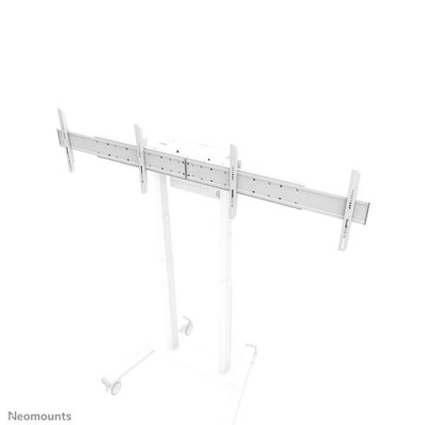 Neomounts ADM-875WH2 - Componente di montaggio (adattatore montaggio) - per 2 display LCD - bloccabile - acciaio - bianco - dimensione schermo: 42"-65" - installabile su carrello, installabile su supporto - per Neomounts FL55-875WH1, WL55-875WH1