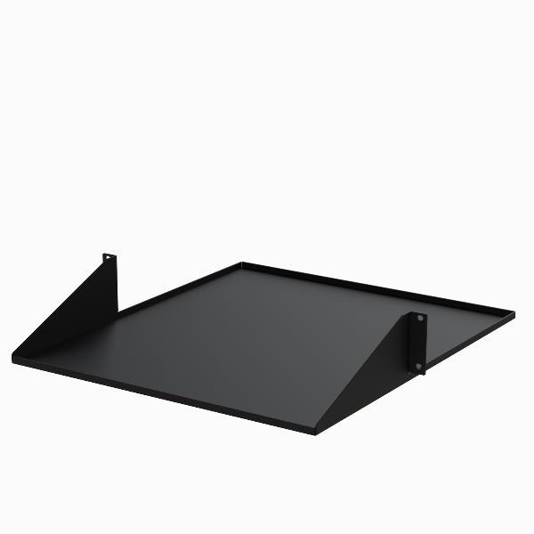 StarTech.com Mensola per server rack 2U a due staffe - Montaggio centrale - Solido - Supporta fino a 34Kg - Nero (CABSHF2POST2) - Mensola rack - 2 post - centrale - nero - 2U - 19" - per P/N: 2POSTRACK42