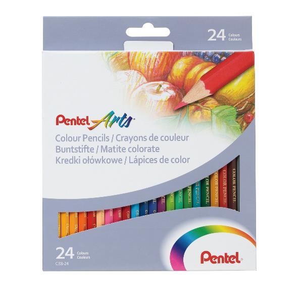 PENTEL CF24 MATITE COLORATE 244 COLORI