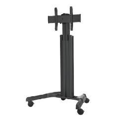 CHIEF Medium FUSION - Carrello - per pannello piatto - nero - dimensione schermo: 37"-55"