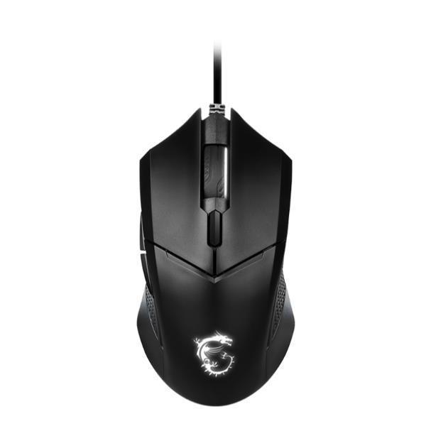 MSI Clutch DM07 - Mouse - ottica - 6 pulsanti - cablato - USB 2.0