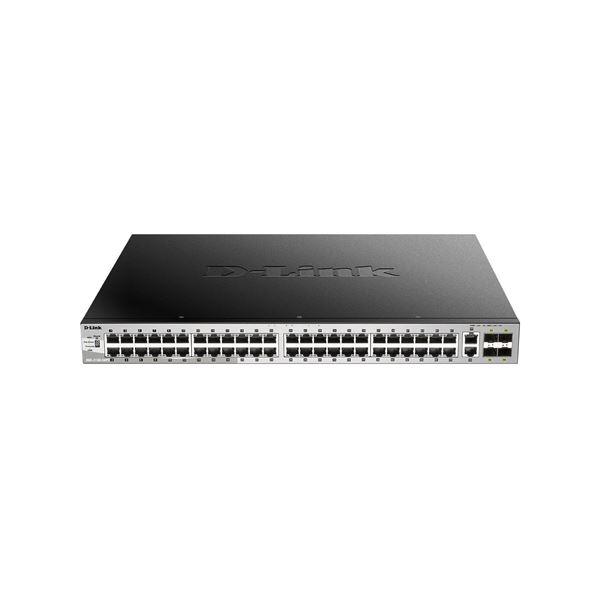 D-Link DGS 3130-54PS - Switch - L3 Lite - gestito - 48 x 10/100/1000 (PoE) + 2 x 10 Gigabit Ethernet + 4 x 10 Gigabit SFP+ (370 W)