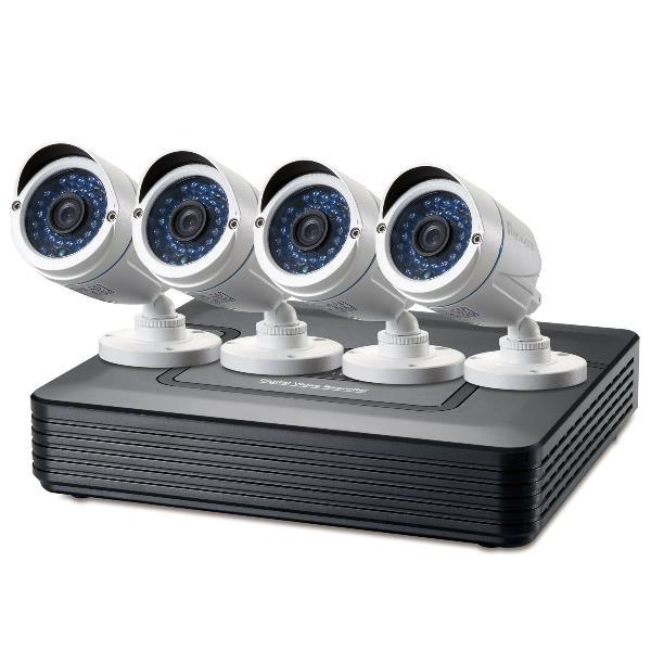 LevelOne DSK-8001 - DVR + videocamera/e - cablato (LAN) - 8 Canali - 4 videocamera/e - CMOS
