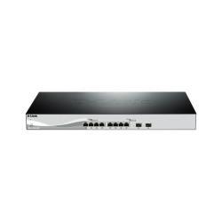 D-Link DXS 1210-10TS - Switch - gestito - 8 x 10GBase-T + 2 x 10 Gigabit SFP+ - montabile su rack