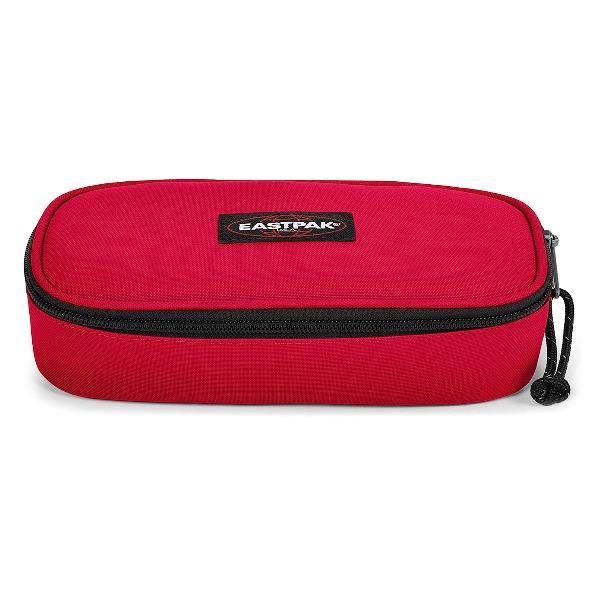 EASTPACK ASTUCCIO OVALE IN NYLON POLIESTERE 22X9X5 CM CON ZIP TERRA RED