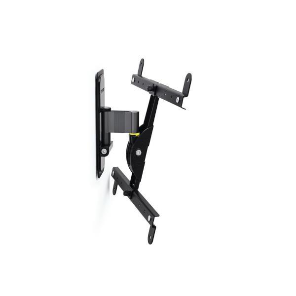 ERARD EXO 400TW1 - Staffa - braccio regolabile - per TV LCD curva - Alluminio, acciaio - nero epoxy, titanio epossidico - dimensione schermo: 30"-55" - installabile a parete