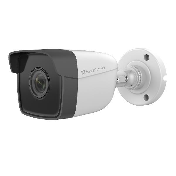 LevelOne GEMINI series FCS-5201 - Telecamera di sorveglianza connessa in rete - per esterno, interno - resistente alle intemperie - colore (Giorno e notte) - 2 MP - 1920 x 1080 - montaggio su scheda - LAN 10/100 - MJPEG, H.264, H.265 - 12 V c.c. / PoE