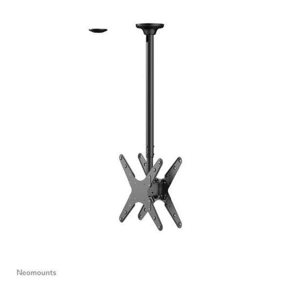 Neomounts by Newstar - Kit montaggio (montaggio a soffitto) - full-motion - per 2 pannelli LCD / plasma - nero - dimensione schermo: 32"-75"