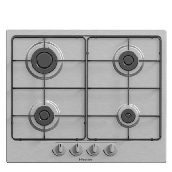 Hisense GM642XF - Piano cottura a gas - 4 piastre - Nicchia - larghezza: 56 cm - prof. 48 cm