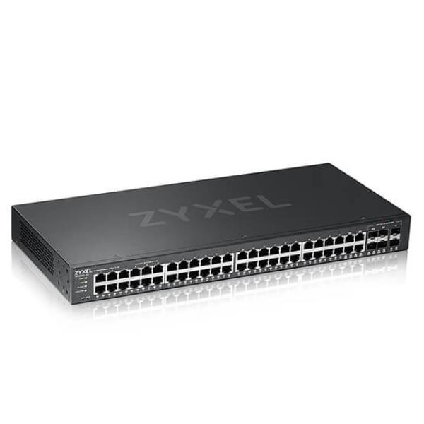 Zyxel GS2220-50 - Switch - gestito - 44 x 10/100/1000 + 4 x combo Gigabit SFP + 2 x Gigabit SFP - montabile su rack