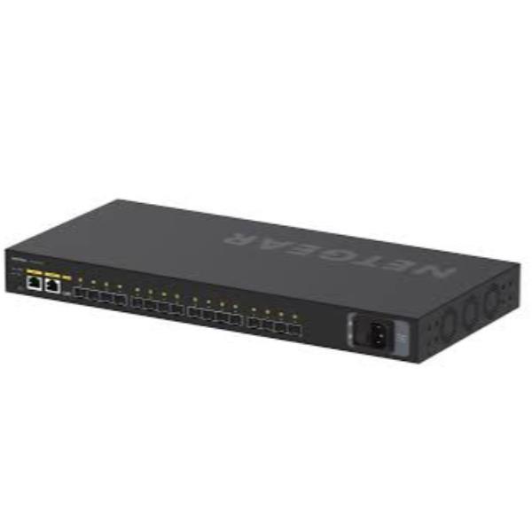 NETGEAR AV Line M4250-10G2F-PoE+ - Switch - L3 - gestito - 10 x 10/100/1000 (8 PoE+) + 2 x Gigabit SFP - flusso d'aria da laterale a laterale - montabile su rack - PoE+ (125 W)