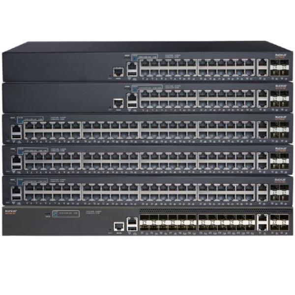 Ruckus ICX 7150-24P - Switch - L3 - gestito - 24 x 10/100/1000 (PoE+) + 2 x 10/100/1000 (uplink) + 4 x Gigabit SFP - da anteriore e laterale a posteriore - montabile su rack - PoE+ (370 W)