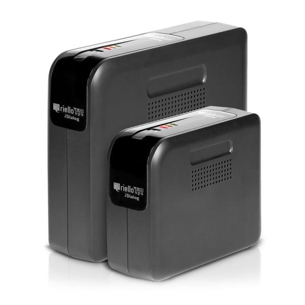 Riello UPS iDialog IDG 800 - UPS - 230 V c.a. V - 480 Watt - 800 VA - USB - connettori di uscita 4 - nero