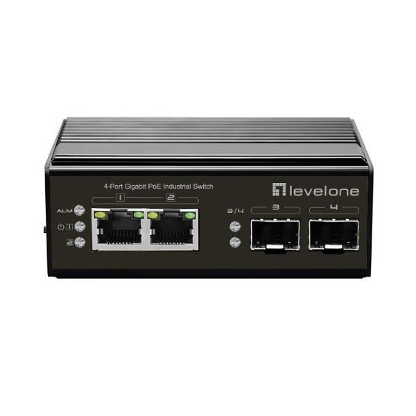 LEVEL ONE 4-PORT GIGABIT POE INDUSTRIAL