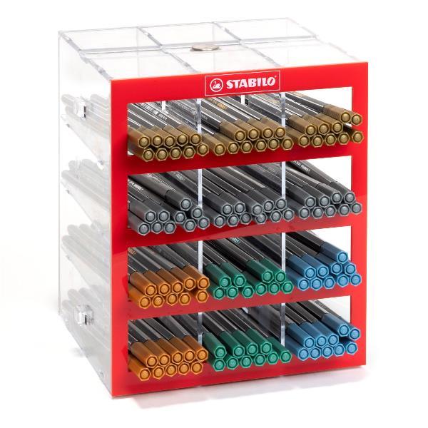 STABILO PEN 68 METALLIC ESPOSITORE PENNARELLO TRATTO 1.4 mm COLORI ASSORTITI METALLICI CONF 120 Pz.