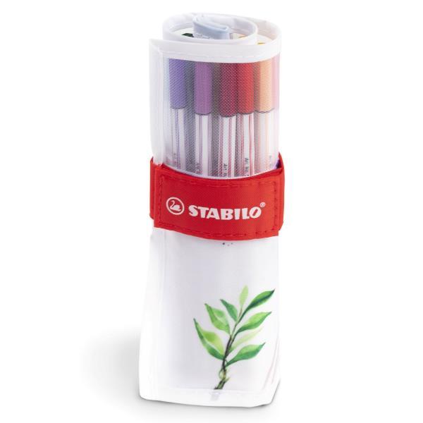 STABILO PEN 68 BRUSH PENNARELLO PUNTA A PENNELLO CONF 18 Pz.COLORI ASSORTITI