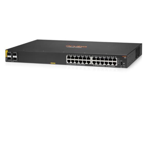 HPE Aruba 6100 24G Class4 PoE 4SFP+ - …