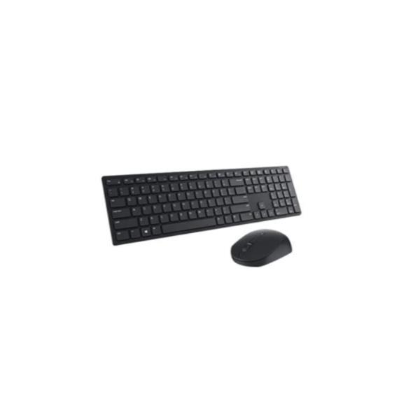 Dell Pro KM5221W - Set mouse e tastiera - senza fili - 2.4 GHz - QWERTY - italiana - nero - per Latitude 9520; OptiPlex 3090; Vostro 15 3510, 3681, 3888