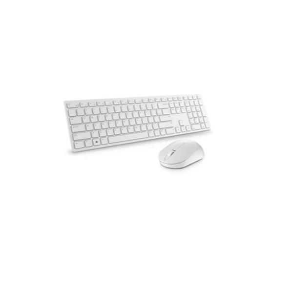 Dell Pro KM5221W - Set mouse e tastiera - senza fili - 2.4 GHz - QWERTY - italiana - bianco