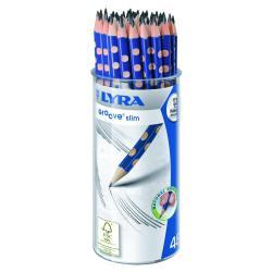 LYRA Groove Slim - Matita - grafite - HB (pacchetto di 48)