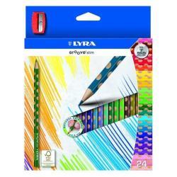 LYRA Groove Slim - Pastello colorato - colori assortiti - 3.3 mm (pacchetto di 24)