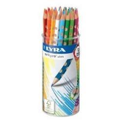 LYRA Groove Slim - Pastello colorato - colori assortiti - 3.3 mm (pacchetto di 48)