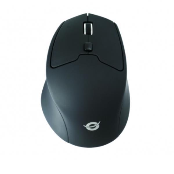 Conceptronic LORCAN ERGO - Mouse - ergonomico - per destrorsi - 6 pulsanti - senza fili - Bluetooth 3.0 - nero