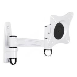 Multibrackets M VESA Flexarm 360 II - Kit montaggio (piastra di interfaccia, montaggio a muro, braccio mobile) - per pannello piatto - acciaio - bianco - dimensione schermo: 15"-40" - installabile a parete