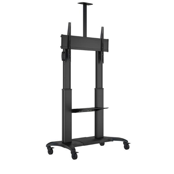 Multibrackets M Public Dual Pillar 180 HD - Carrello - per TV/telecamera LCD - nero - dimensione schermo: 60"-100" - supporto a pavimento