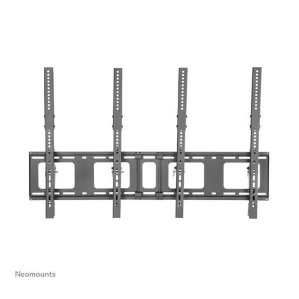 Neomounts NS-WMB200P - Staffa - per 2 display LCD - nero - dimensione schermo: 40"-52" - installabile a parete