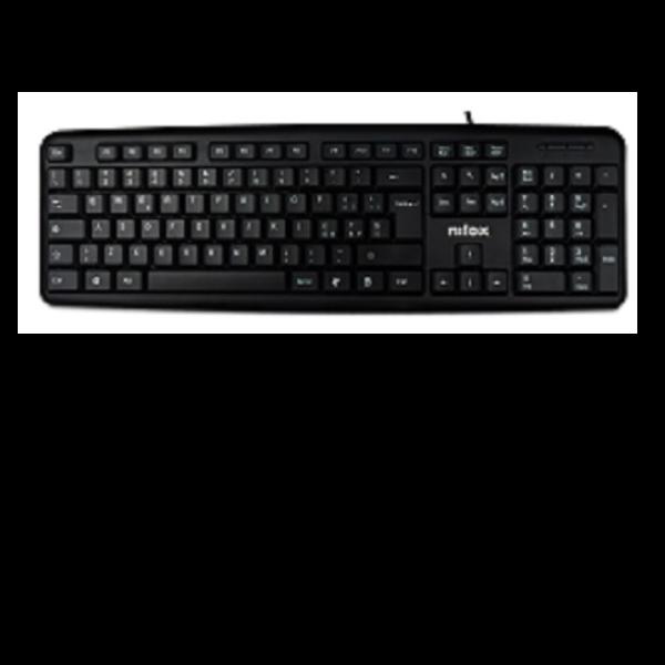 Nilox KT50U - Tastiera - USB - italiana - nero - retail
