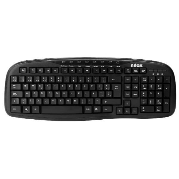 Nilox KT50U - Tastiera - USB - italiana - nero - retail