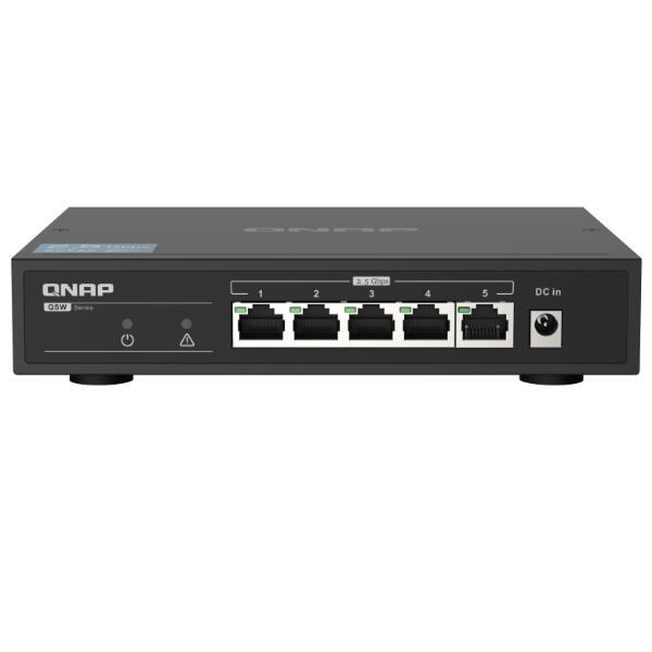 QNAP QSW-1105-5T - Switch - unmanaged - 5 x 10/100/1000/2.5G - desktop